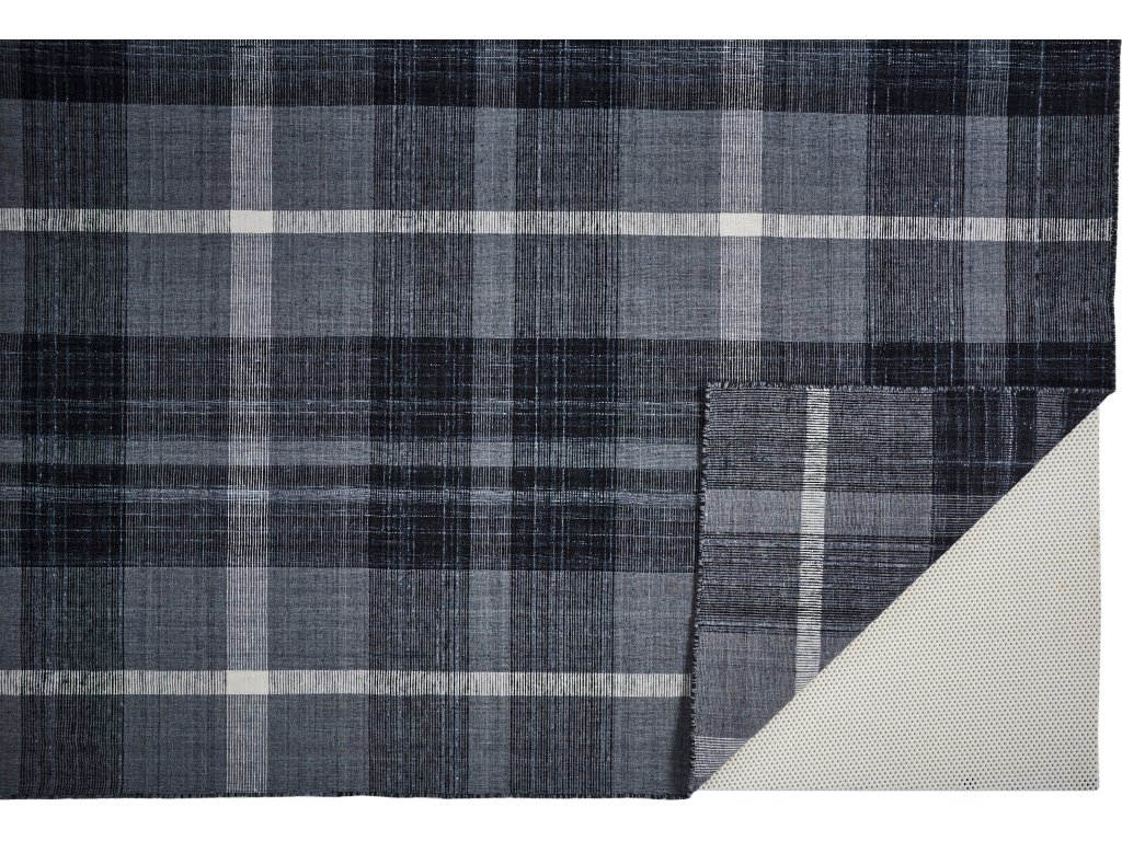 Crosby Transitional Plaid, Black/Gray/White, 2' x 3' Accent Rug - image 1