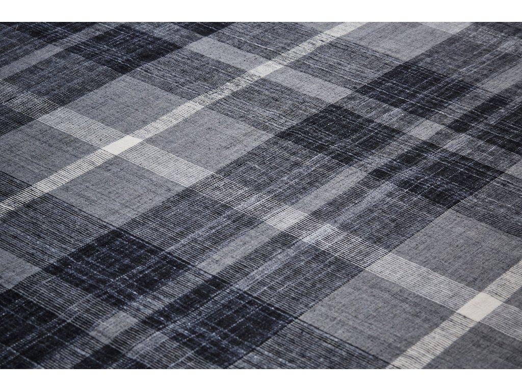 Crosby Transitional Plaid, Black/Gray/White, 2' x 3' Accent Rug - image 2