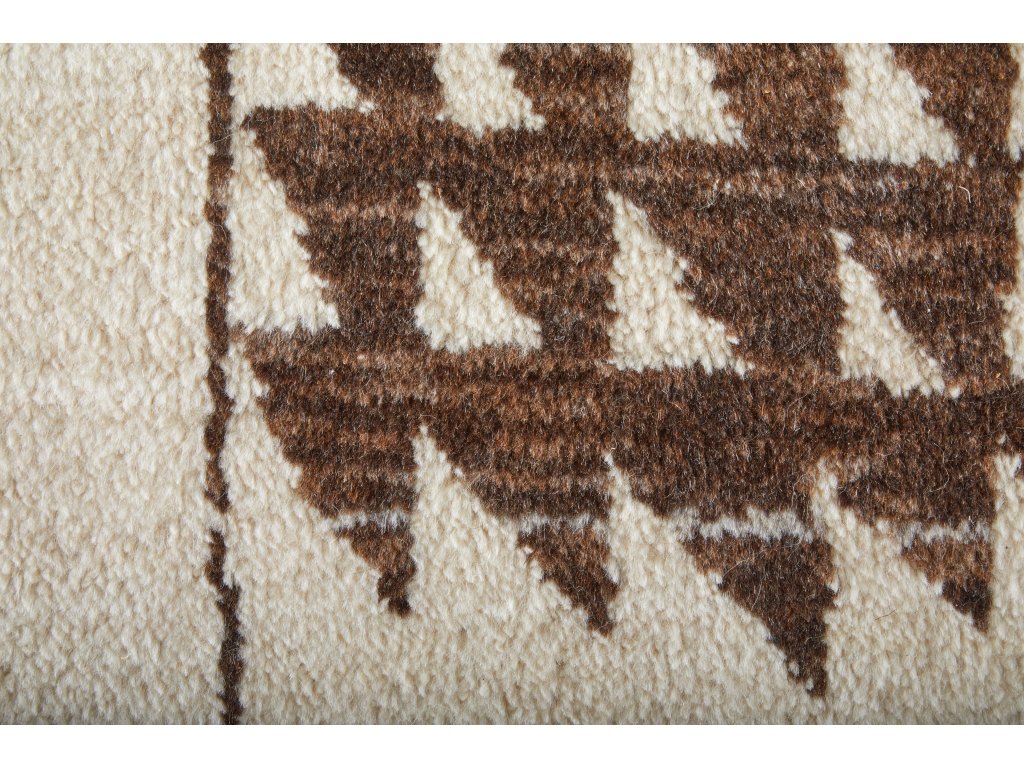 Agape Modern Abstract, Ivory/Brown, 7'-9" x 9'-9" Area Rug - image 4