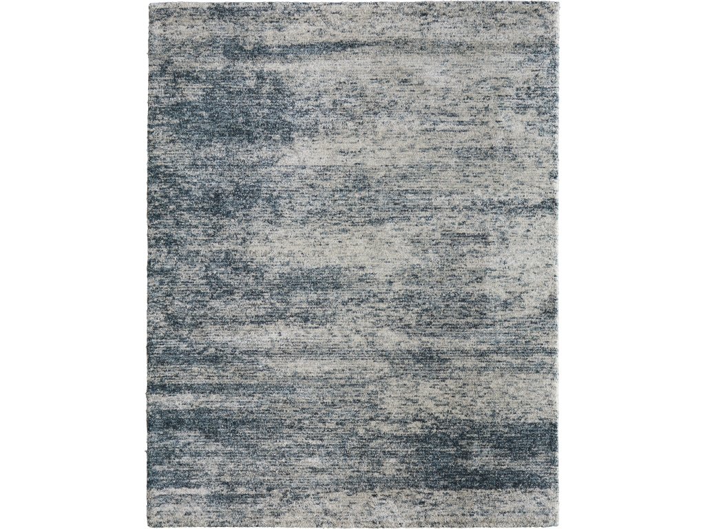 Jameson Modern Distressed, Blue/Tan, 7'-10" x 10' Area Rug - main image