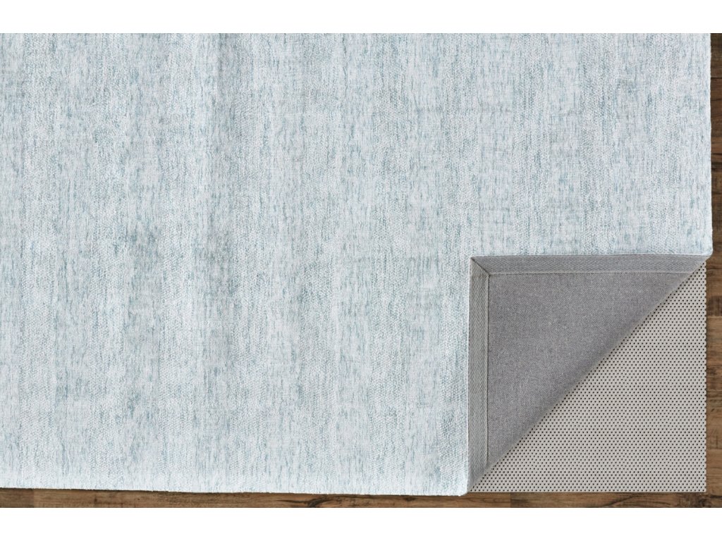 Zaria Transitional Abstract, Blue/White, 5' x 8' Area Rug - image 3