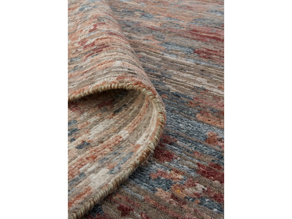 Emory Modern Abstract, Blue/Gray/Ivory, 2' x 3' Accent Rug - image 7
