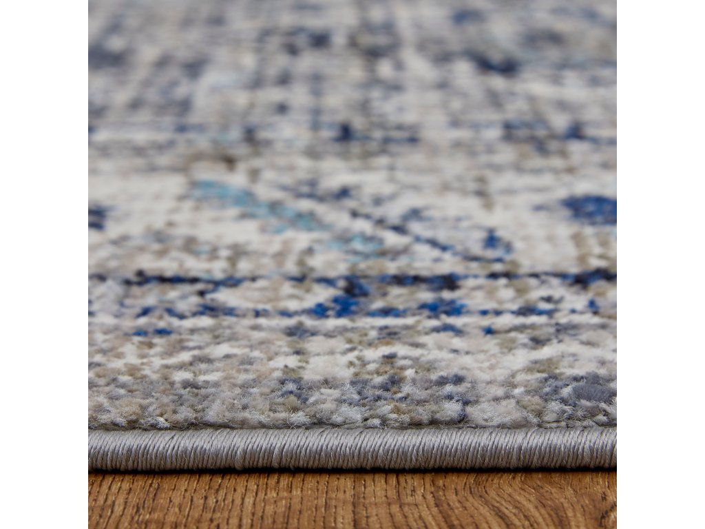 Bellini Transitional Medallion, Taupe/Gray/Blue, 7'-10" x 10'-10" Area Rug - image 7
