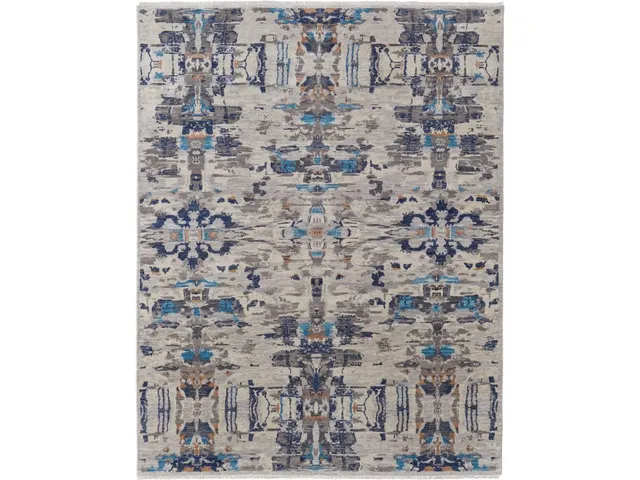 Bhatia GRAY/BLUE Rug
