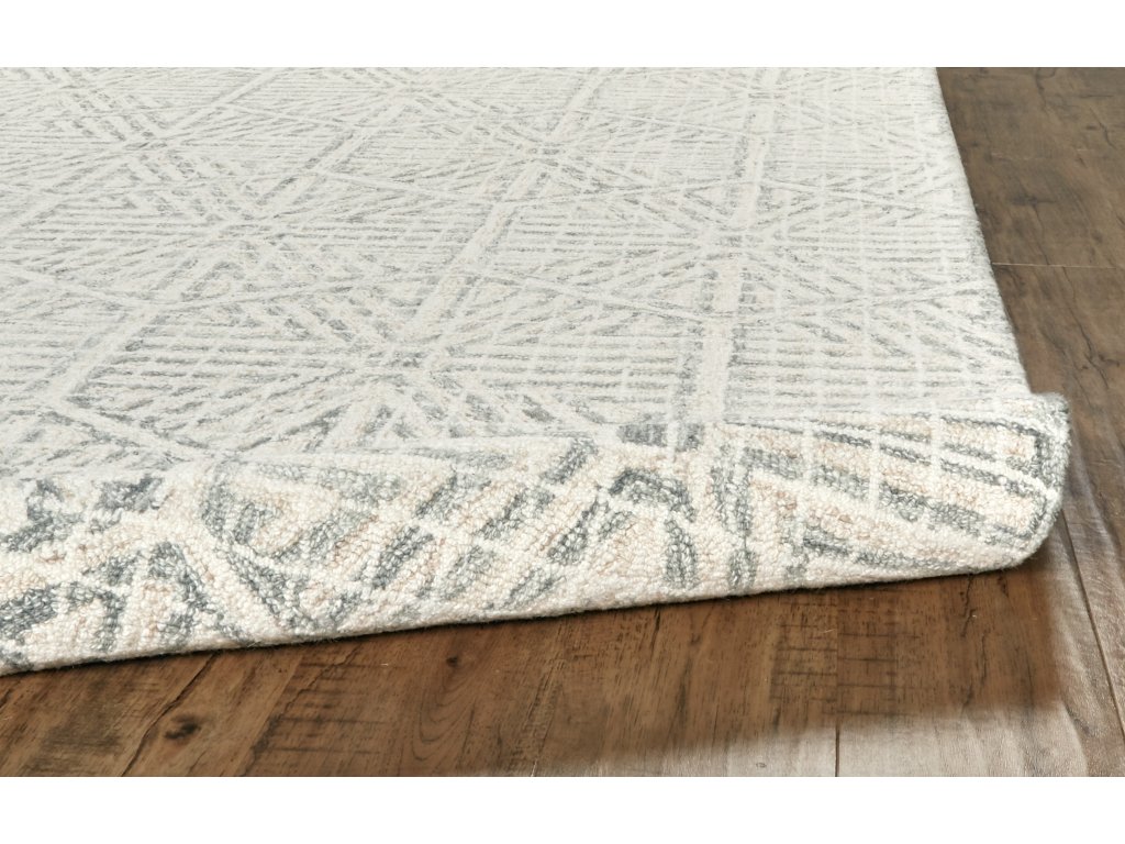 Rhett Transitional Geometric, Ivory/Green/Tan, 8' x 10' Area Rug - image 4