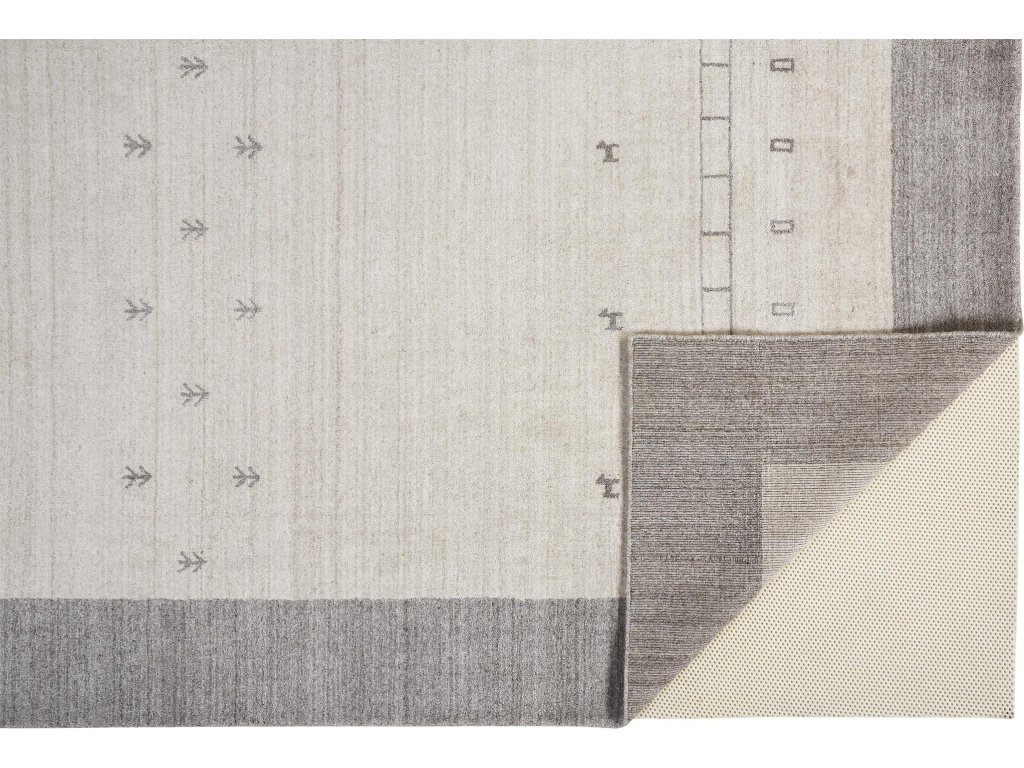 Legacy Transitional Bordered, Ivory/Gray, 2' x 3' Accent Rug - image 3