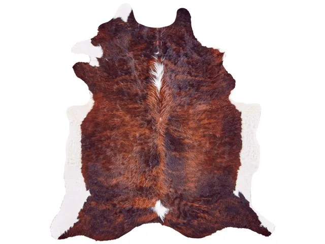 Bartlett Transitional Animal Print, Brown/White/Black, Small Shaped Rug