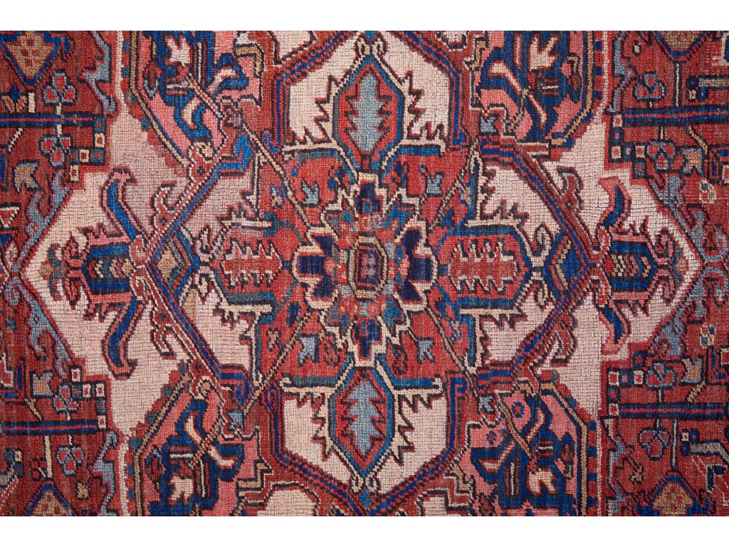 Rawlins Transitional Medallion, Red/Tan/Blue, 5'-3" x 7'-6" Area Rug - image 7