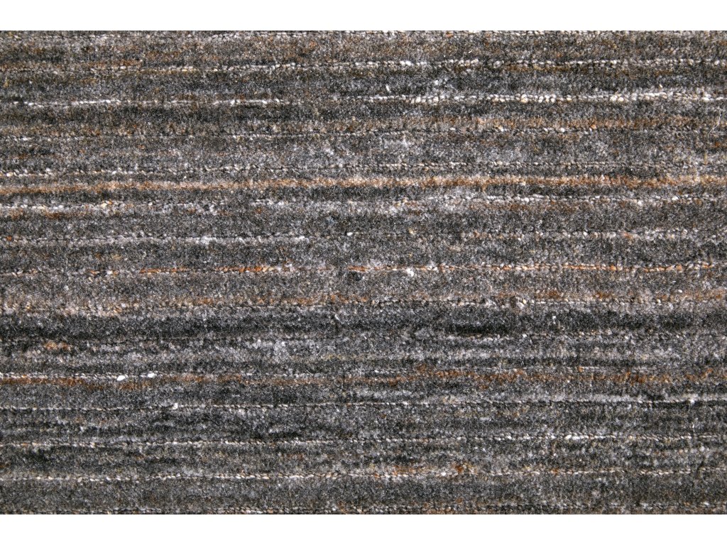 Lakewood Modern Solid, Black/Gray/Brown, 8' x 10' Area Rug - image 4