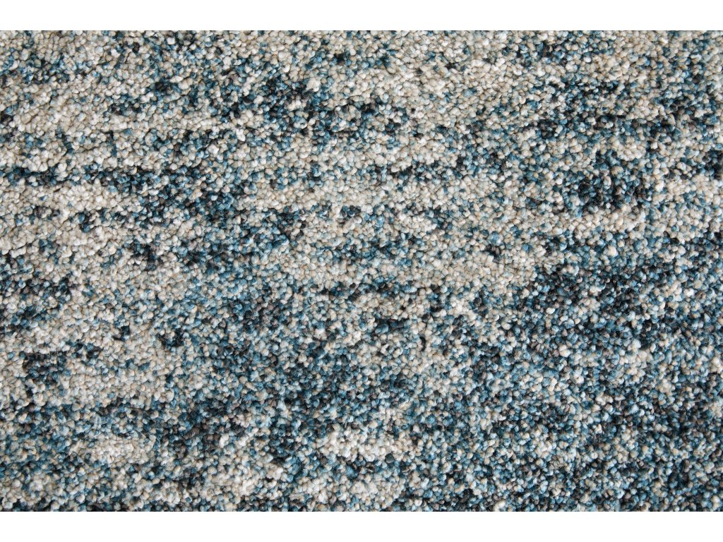 Jameson Modern Distressed, Blue/Tan, 7'-10" x 10' Area Rug - image 4