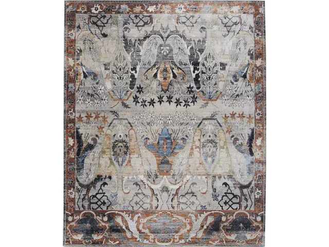 Melrose GRAY/RUST Rug