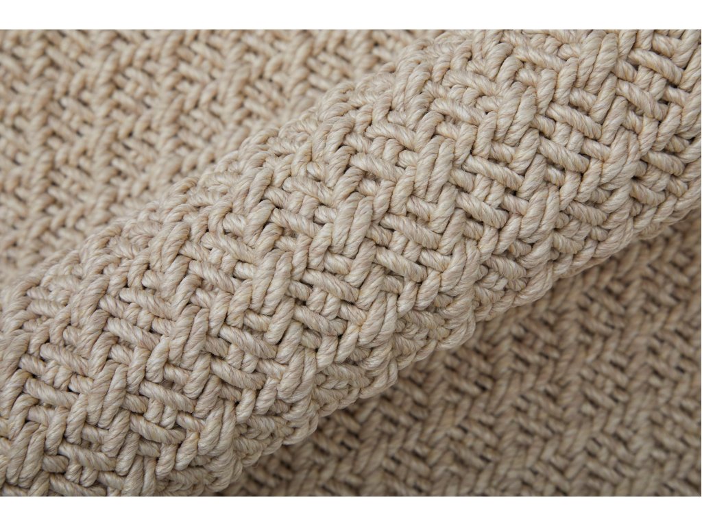 Tito Modern Solid, Ivory/Tan, 8' x 10' Area Rug - image 3