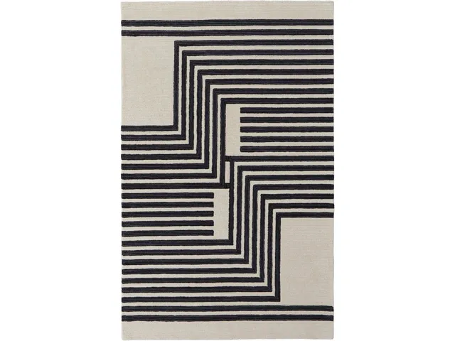 Maguire IVORY/BLACK Rug