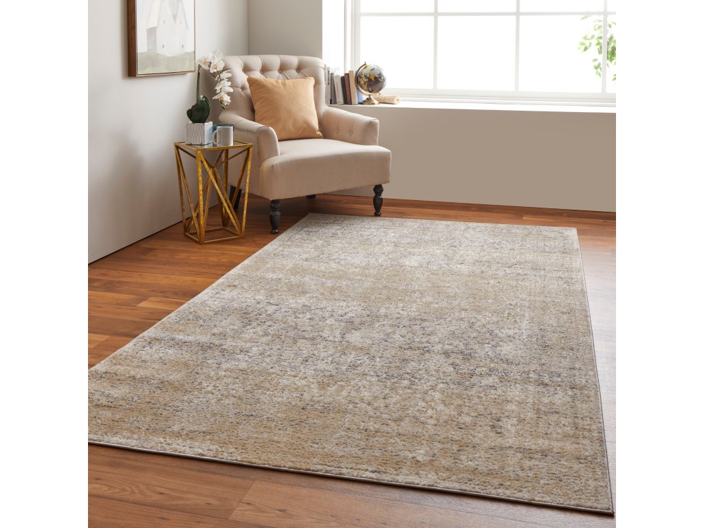 Camellia Transitional Floral and Botanical, Gray/Ivory, 4'-3" x 6'-3" Accent Rug - image 3