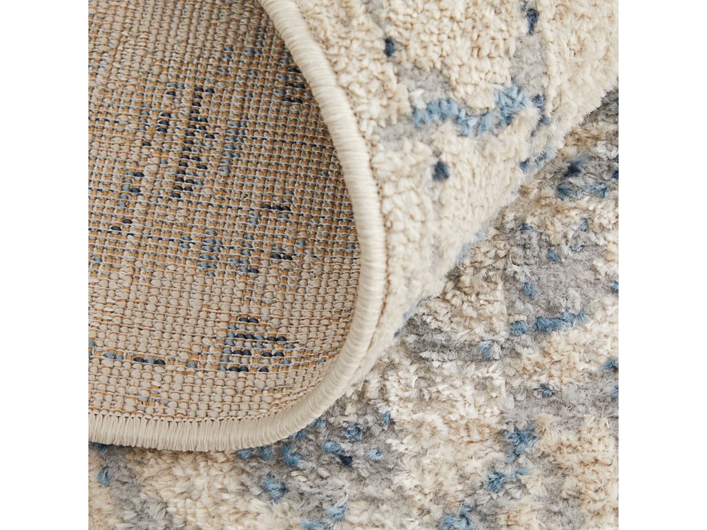 Bellini Transitional Damask, Taupe/Blue/Ivory, 9'-2" x 12'-4" Area Rug - image 7
