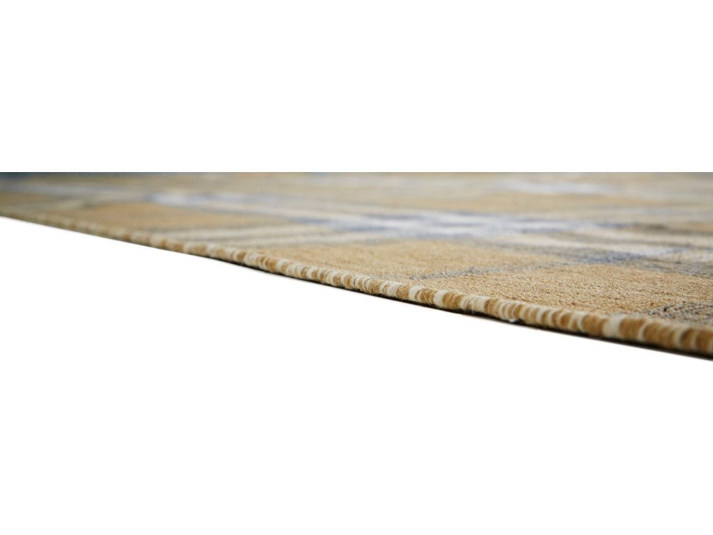 Crosby Transitional Plaid, Gold/Blue/White, 8' x 10' Area Rug - image 9