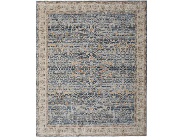 Pasha BLUE/IVORY Rug