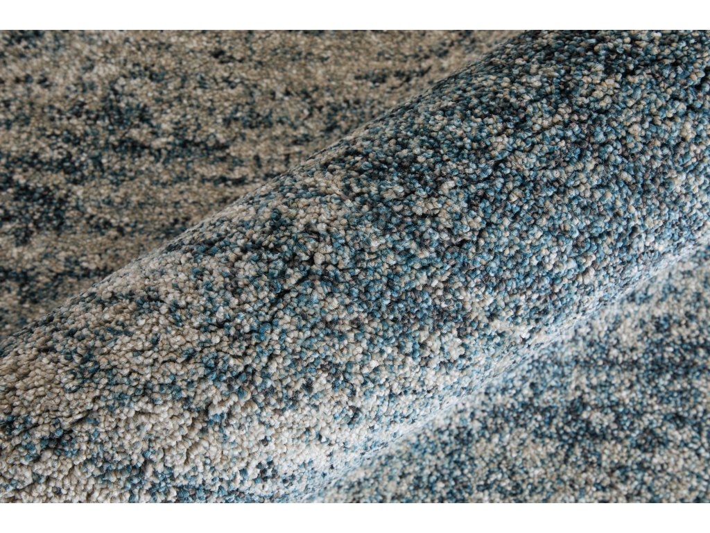 Jameson Modern Distressed, Blue/Tan, 7'-10" x 10' Area Rug - image 3