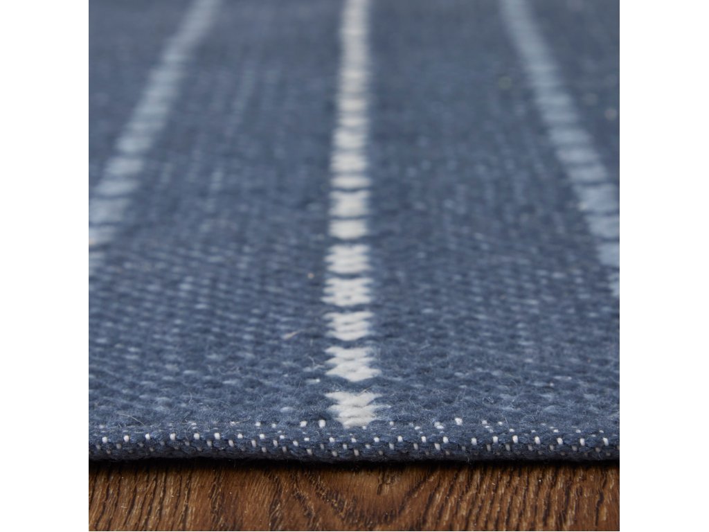 Coastal Layers Transitional Stripes, Blue/White, 9' x 12' Area Rug - image 9