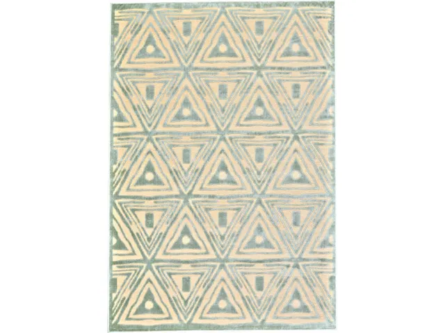 Saphir Mah CREAM/SPA BLUE Rug
