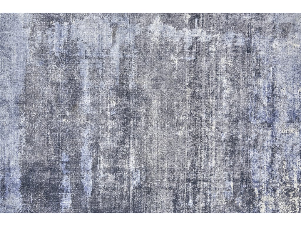 Emory Modern Abstract, Blue/Gray/Ivory, 2' x 3' Accent Rug - image 4