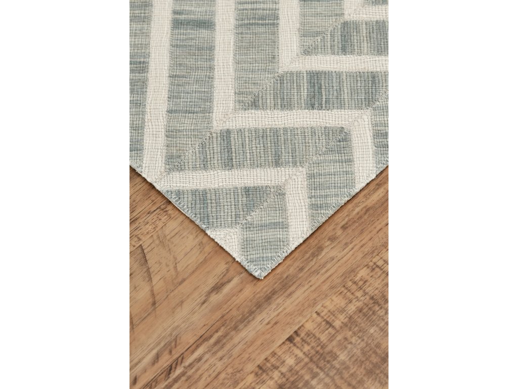 Bermuda II Transitional Geometric, Gray/Ivory, 1'-8" x 2'-10" Accent Rug - image 1