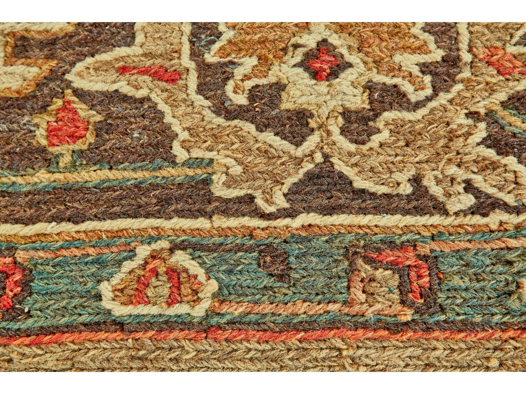 Goshen Traditional Oriental, Brown/Gold/Green, 2' x 3' Accent Rug - image 2