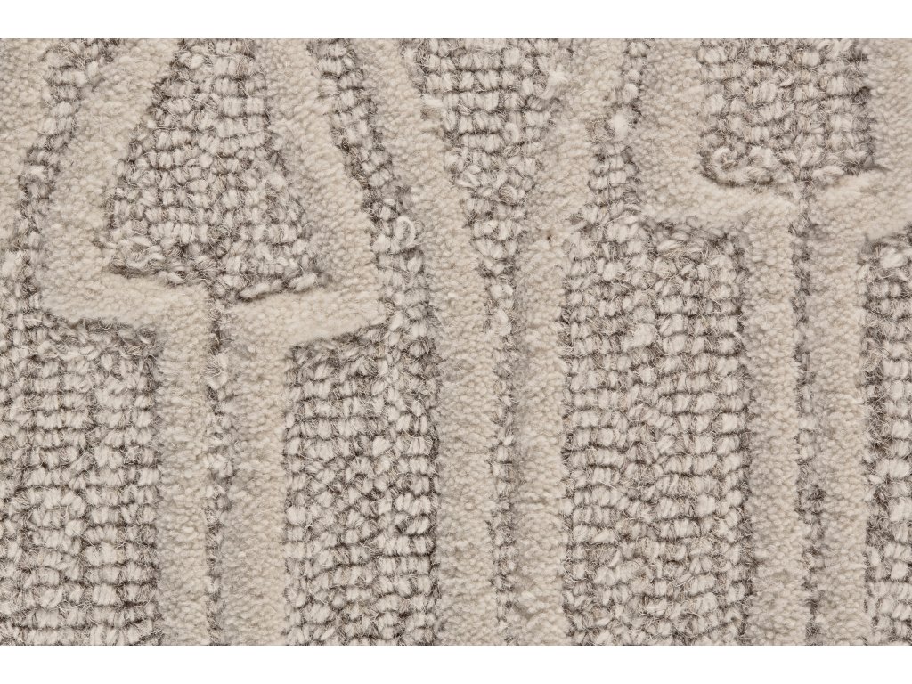 Enzo Transitional Geometric, Taupe/Ivory, 2' x 3' Accent Rug - image 3
