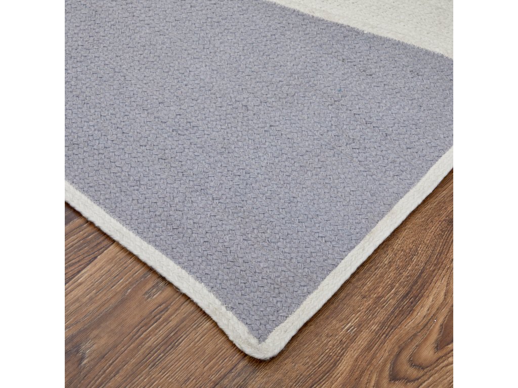 Clare Transitional Geometric, Gray/Yellow/Blue, 5' x 8' Area Rug - image 3