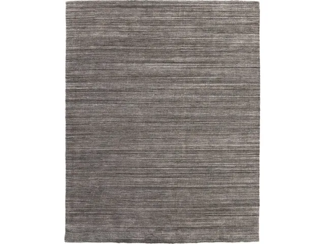 Lakewood Modern Solid, Black/Gray/Brown, 8' x 10' Area Rug