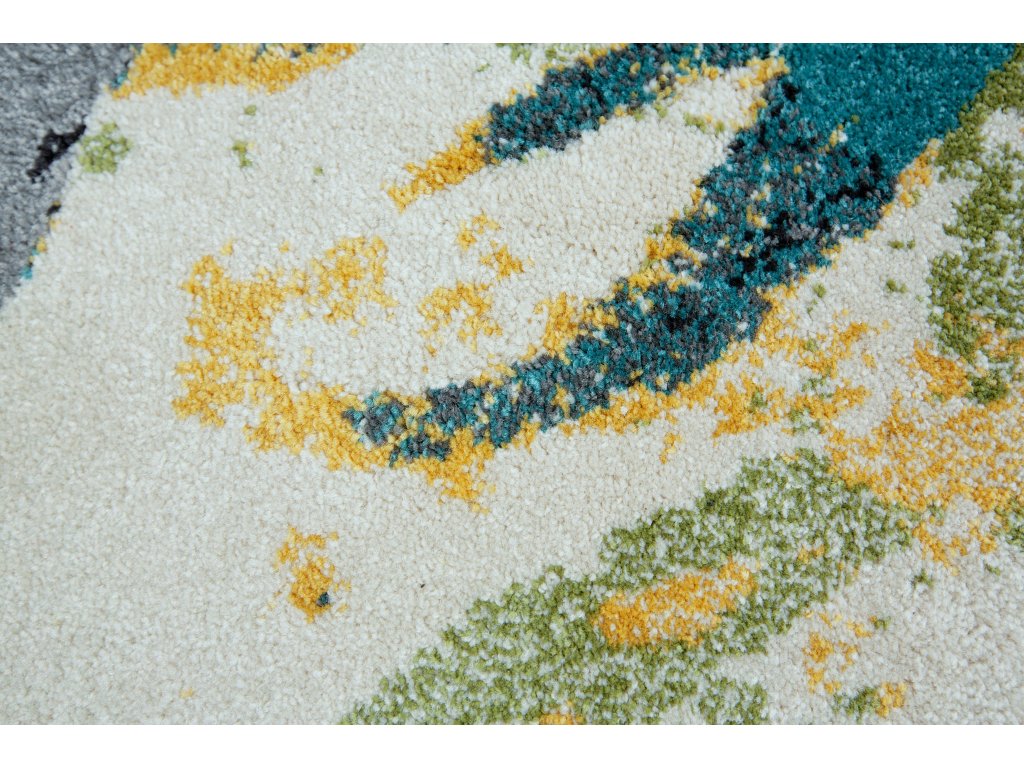 Brixton Modern Floral and Botanical, Green/Blue/Ivory, 10' x 13'-2" Area Rug - image 3