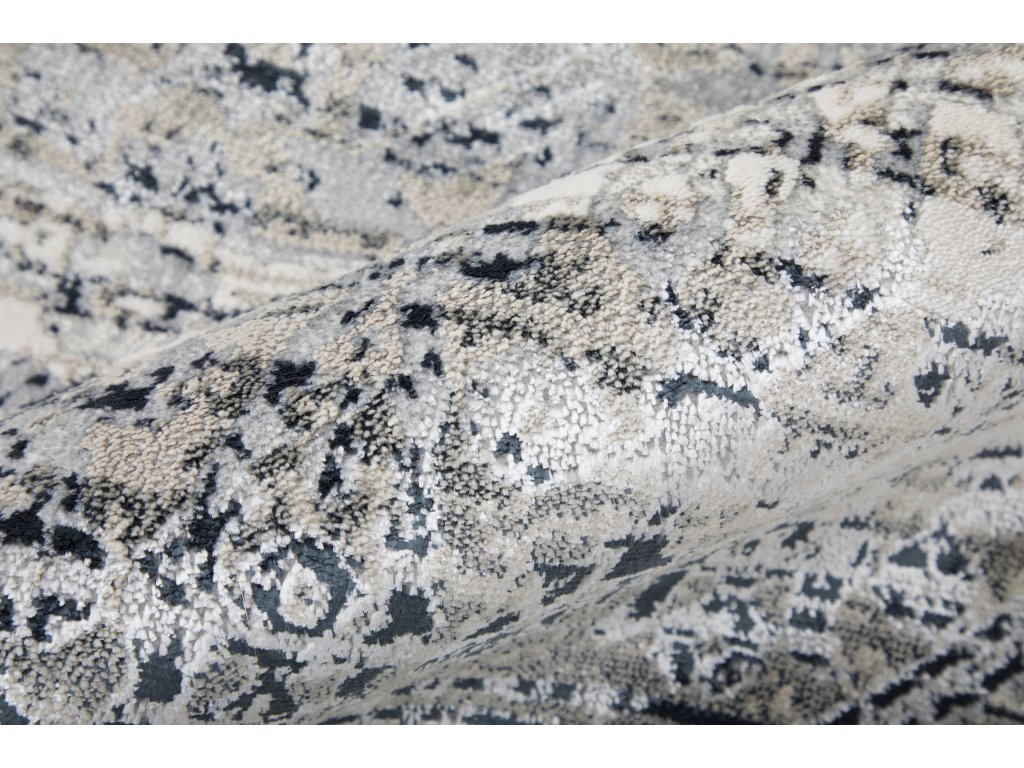 Macklaine Transitional Distressed, Taupe/Black/Ivory, 12' x 15' Area Rug - image 6