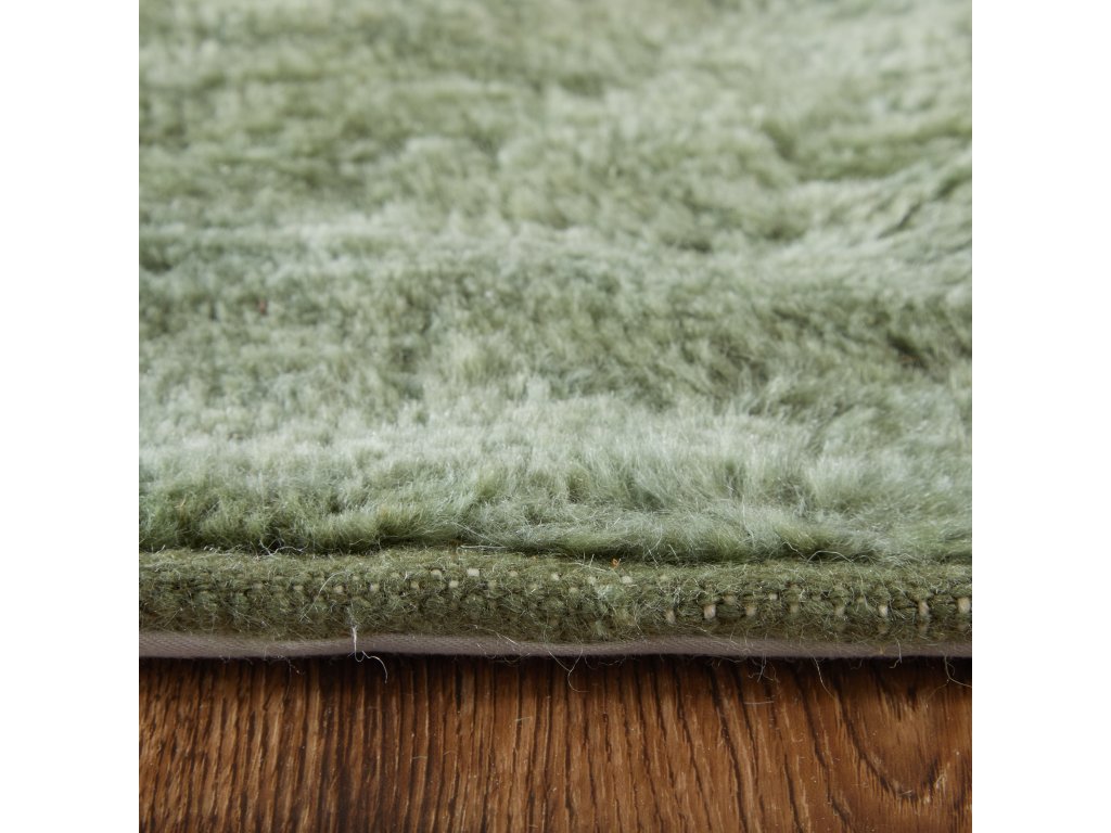 Agape Modern Abstract, Green/Ivory, 7'-9" x 9'-9" Area Rug - image 6