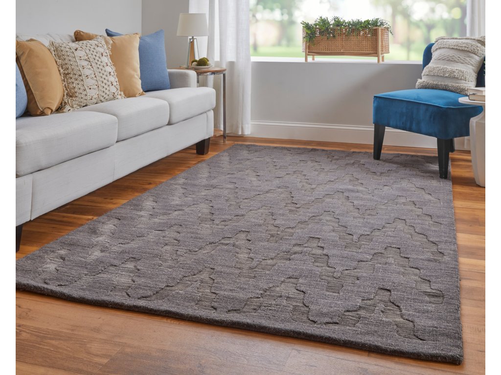 Soma Transitional Geometric, Brown, 9'-6" x 13'-6" Area Rug - image 2