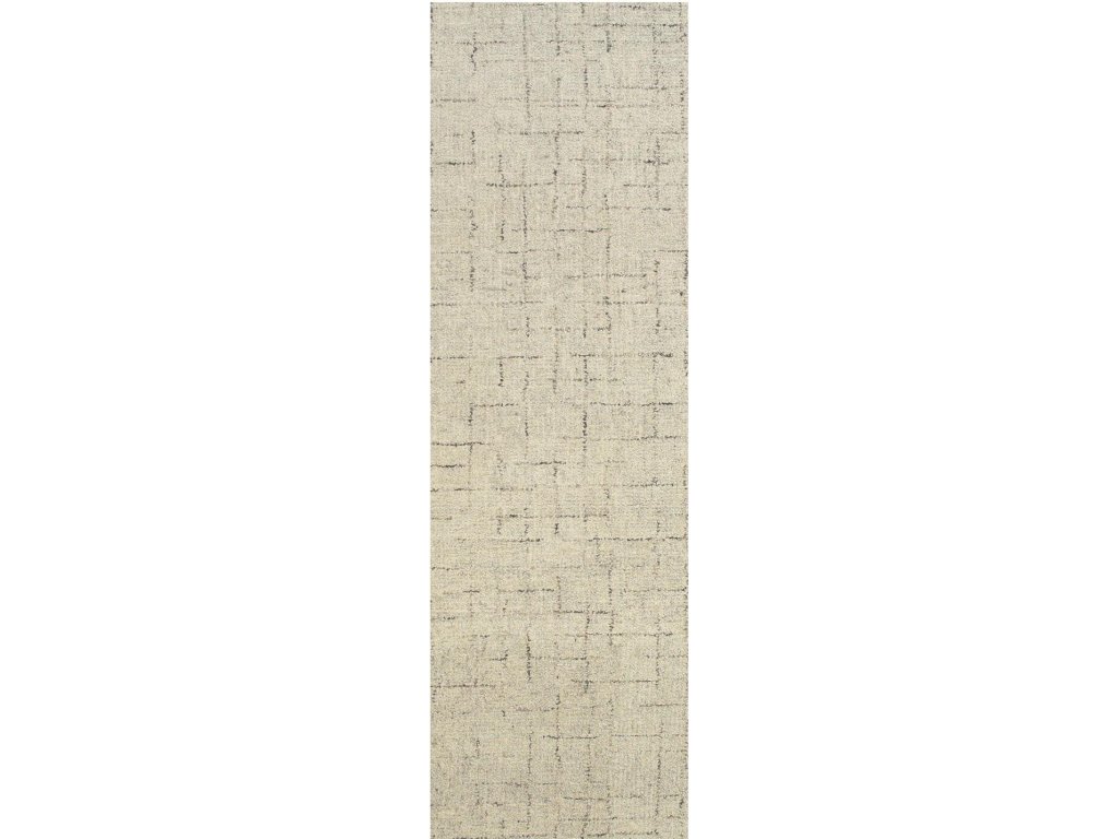 Morisco Transitional Geometric, Tan/Ivory/Taupe, 2'-6" x 8' Runner Rug - main image