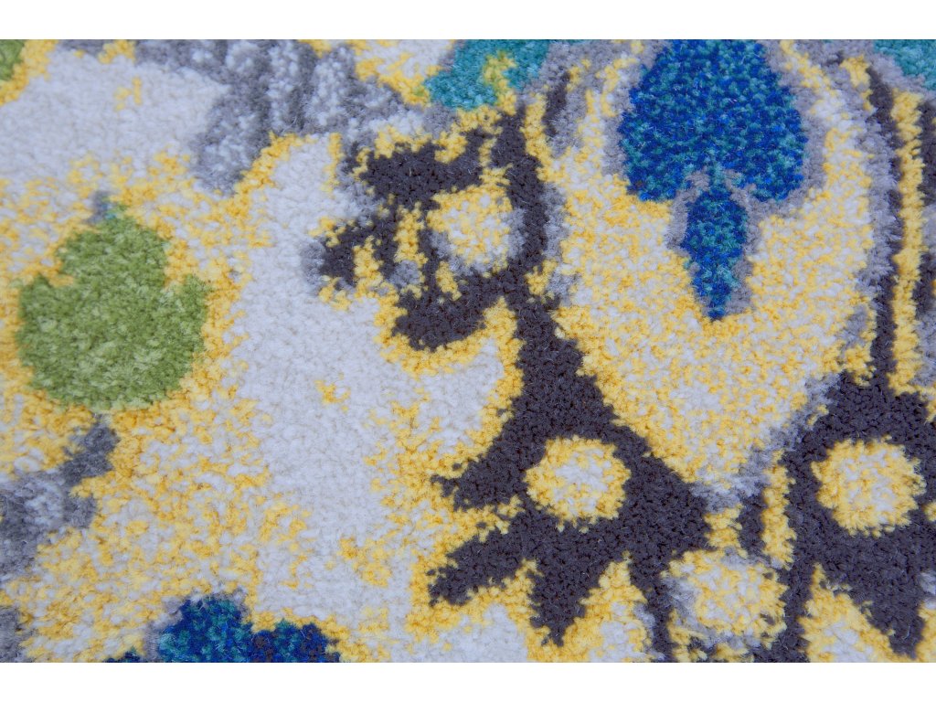 Brixton Modern Floral and Botanical, Green/Blue/Tan, 10' x 13'-2" Area Rug - image 3