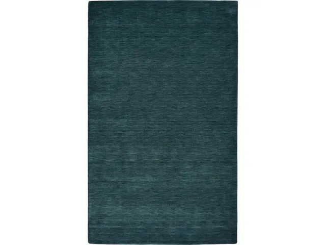 Luna Modern Solid, Green/Blue, 8' x 11' Area Rug