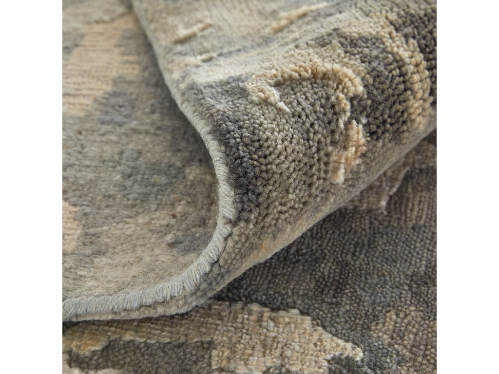 Adira Transitional Watercolor, Gray/Ivory/Taupe, 9'-6" x 13'-6" Area Rug - image 5