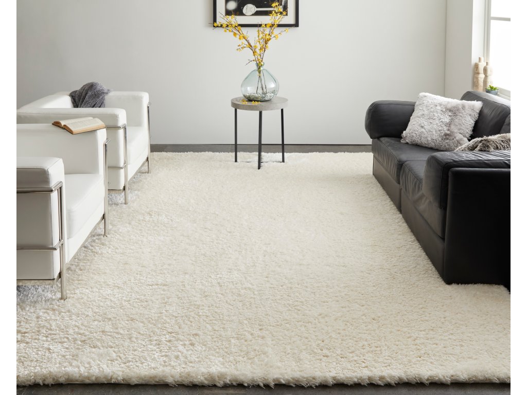 Darian Modern Solid, White, 5' x 8' Area Rug - image 1