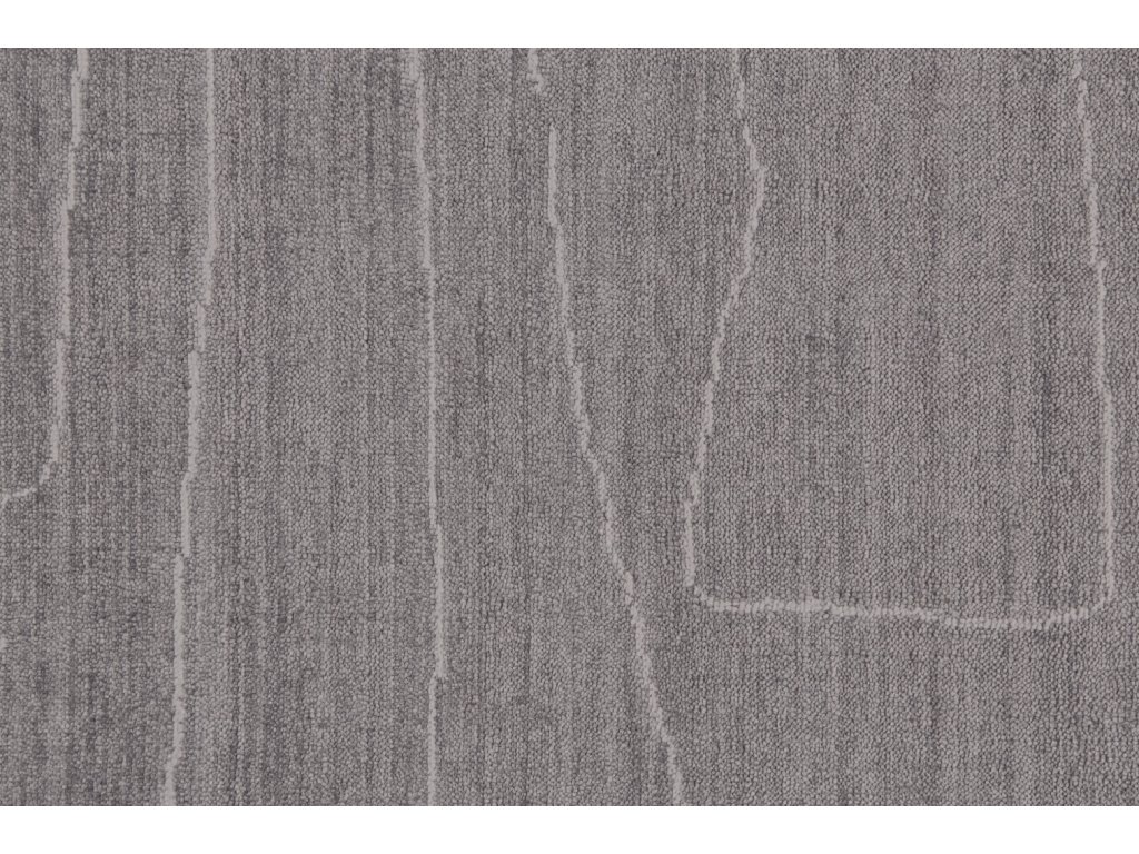 Lennox Modern Abstract, Gray/Ivory, 2' x 3' Accent Rug - image 4