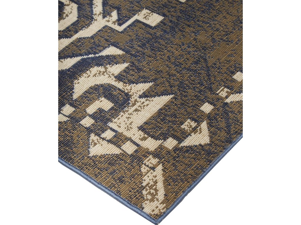 Foster Transitional Oriental, Blue/Brown/Ivory, 1'-8" x 2'-10" Accent Rug - image 2