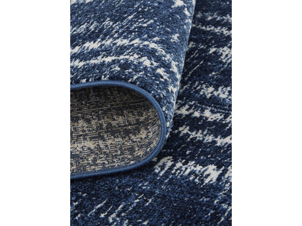 Camellia Transitional Geometric, Ivory/Blue, 4'-3" x 6'-3" Accent Rug - image 8