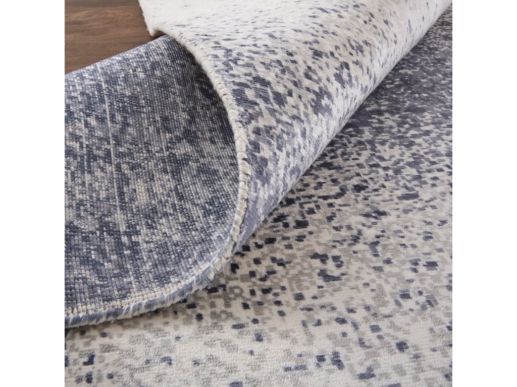 Grier Modern Gradient and Ombre, Ivory/Blue/Gray, 8' x 10' Area Rug - image 8