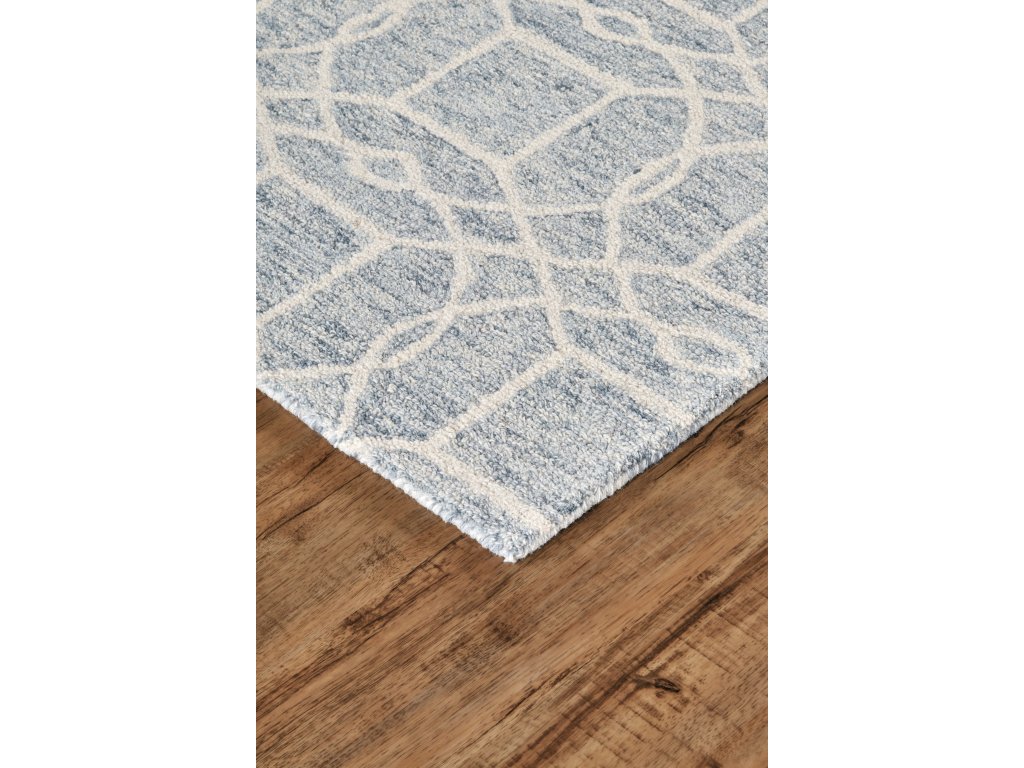 Rhett Transitional Trellis and Lattice, Gray/Ivory, 5' x 8' Area Rug - image 1