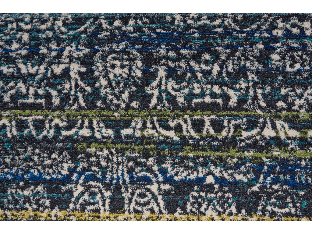 Brixton Modern Abstract, Blue/Ivory/Green, 10' x 13'-2" Area Rug - image 2