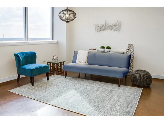 Burke Modern Abstract, Ivory, 2' x 3' Accent Rug - Alternative View