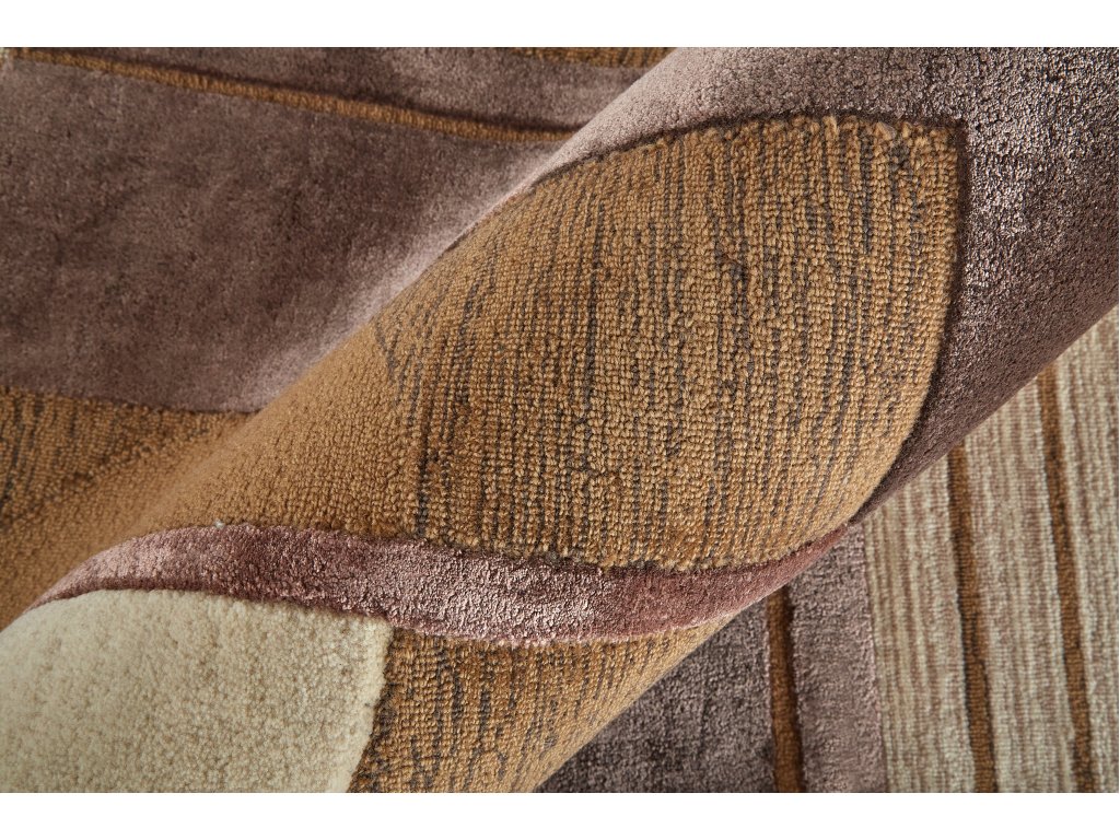 Nash Modern Geometric, Brown/Tan/Taupe, 5' x 8' Area Rug - image 5