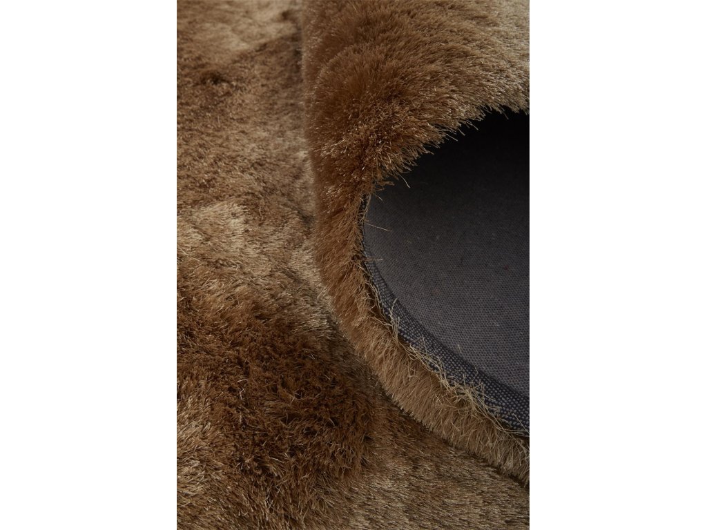 Indochine Modern Solid, Brown/Gold, 7'-6" x 9'-6" Area Rug - image 3