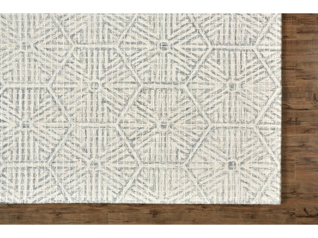 Rhett Transitional Geometric, Ivory/Green/Tan, 8' x 10' Area Rug - image 7