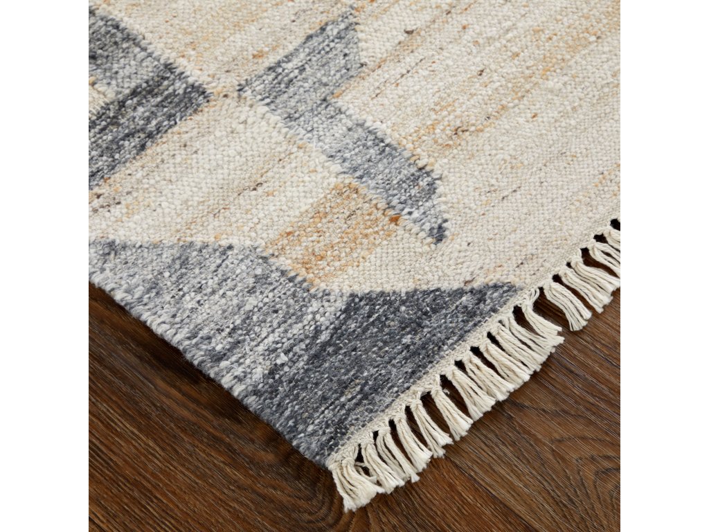 Beckett Transitional Trellis and Lattice, Ivory/Gray/Tan, 5' x 8' Area Rug - image 4